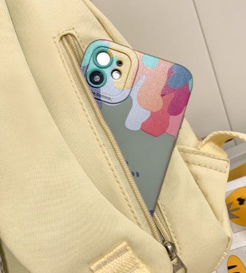 レディースリュック 可愛いぬいぐるみチャーム付き多機能バックパック