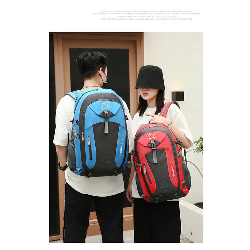 レディースリュック 登山用大容量防水仕様40L60L反射テープ付き男女兼用